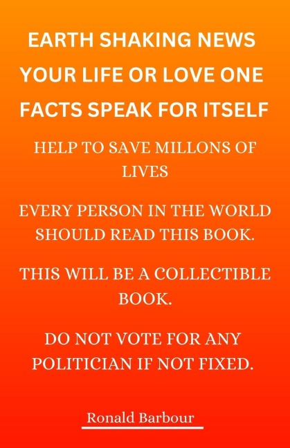 Earth Shaking News, Your Life Or Love One Facts Speak For Itself