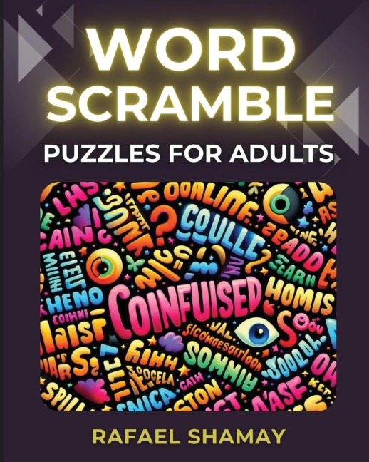 Word Scramble Puzzle Book for Adults Large Print Brain Teasers With 600 Words
