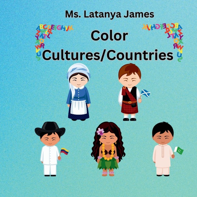 Color Cultures/Countries: Alphabetical Coloring Book
