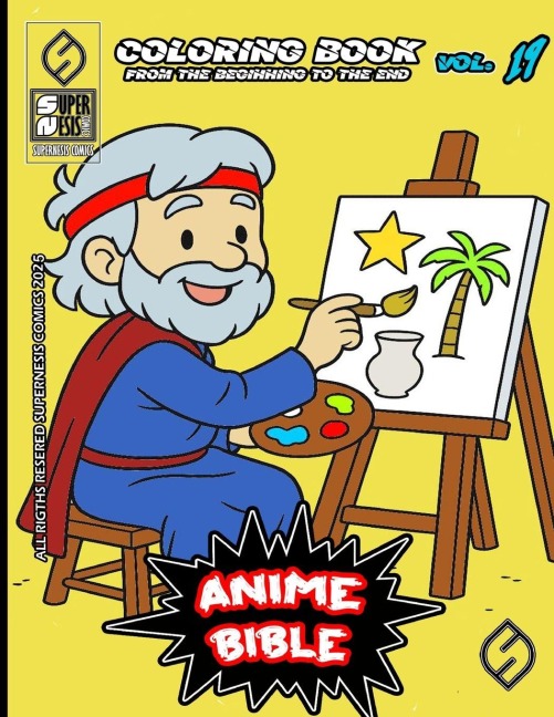 Anime Bible From The Beginning To The End Vol. 19: Coloring book