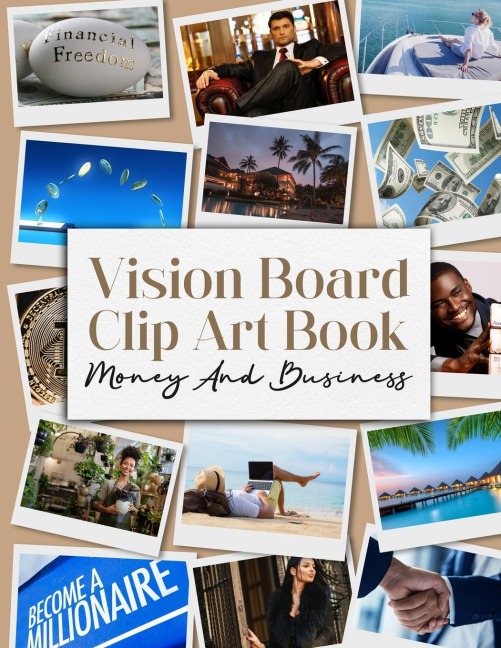 Vision  Board Clip Art Book: Money And Business