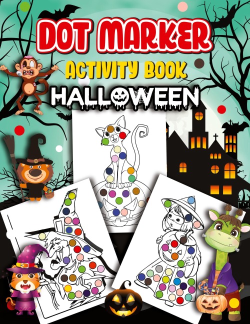 Halloween Dot Marker Activity Book