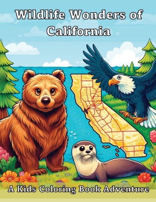 Wildlife Wonders of California: A Kids Coloring Book Adventure