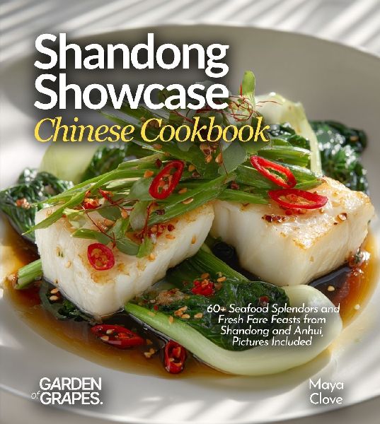 Shandong Showcase, Chinese Cookbook: 60+ Seafood Splendors and Fresh Fare Feasts from Shandong and Anhui, Pictures Included