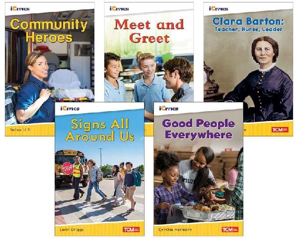 Icivics Grade K: Community & Social Awareness 5-Book Set