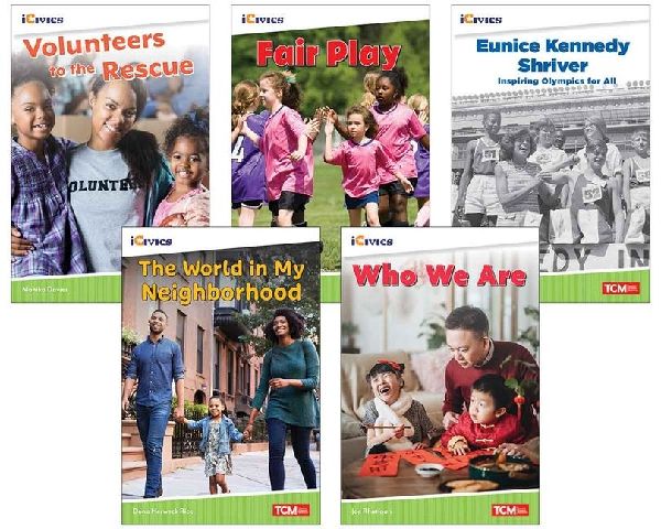 Icivics Grade 1: Community & Social Awareness 5-Book Set