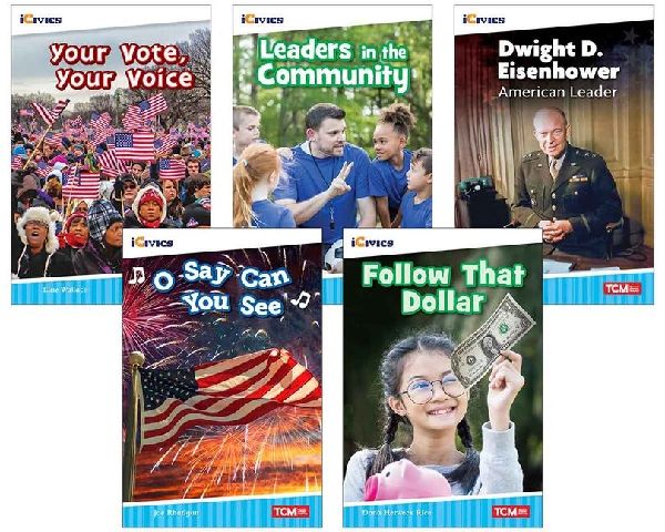 Icivics Grade 2: Leadership & Responsibility 5-Book Set