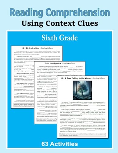 Reading Comprehension - Using Context Clues - Sixth Grade