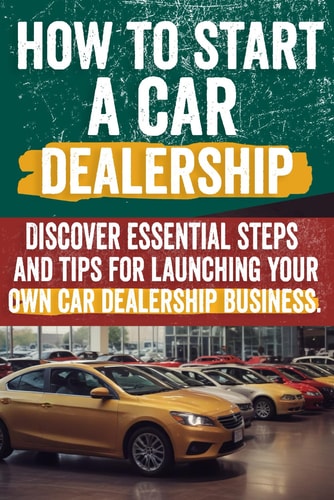 How to Start a Car Dealership Unlock Profits and Drive Success: Your Step-by-Step Guide to Launching a Thriving Car Dealership