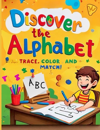Discover the Alphabet Trace Color and Match