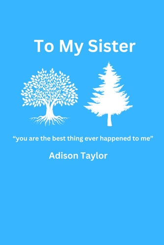 To My Sister 100 Days of Gratitude Book to Gift to Sisters