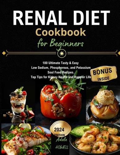 Renal Diet Cookbook for Beginners 100 Ultimate Tasty & Easy Low Sodium, Phosphorous, and Potassium Soul Food Recipes. Top Tips for Kidney Health and Happier Life