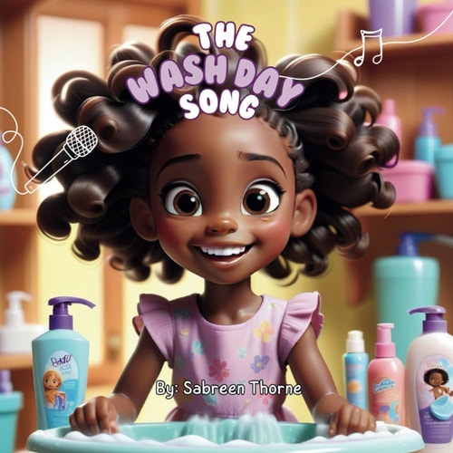 The Wash Day Song A Rhyming Early Reading Storybook for Positive Self-Talk and Affirmation