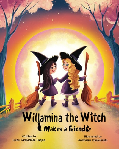 WILLAMINA THE WITCH MAKES A FRIEND.