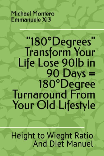 180° Transform Your Life In 90 Pounds in 90 Days Equals a 180° Mindset Turnaround From Your Old Lifestyle