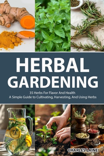 Herbal Gardening 35 Herbs For Flavor And Health - A Simple Guide to Cultivating, Harvesting, And Using Herbs