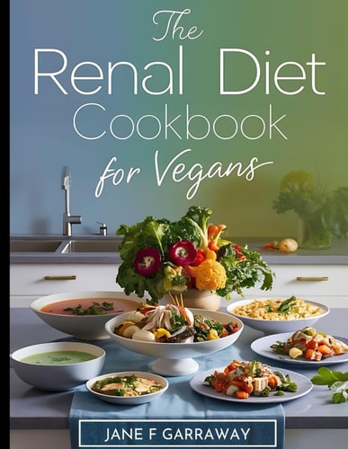 Renal Diet Cookbook for Vegans Simple Kidney-Friendly Plant-Based Recipes With Low Sodium & Low Potassium, Includes Progress Diary Template and Meal Plan