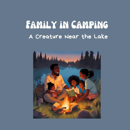 Family in Camping A Creature Near the Lake