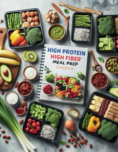 High Protein High Fiber Meal Prep Cookbook Comprehensive Meal Prep Solutions for High Protein and High Fiber Diets That Fit Your Busy Schedule