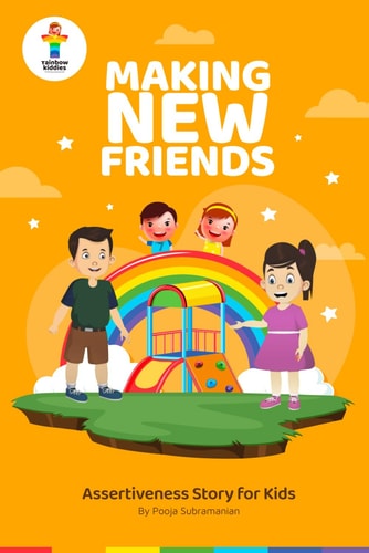 Moon Made New Friends Assertiveness Story for Kids