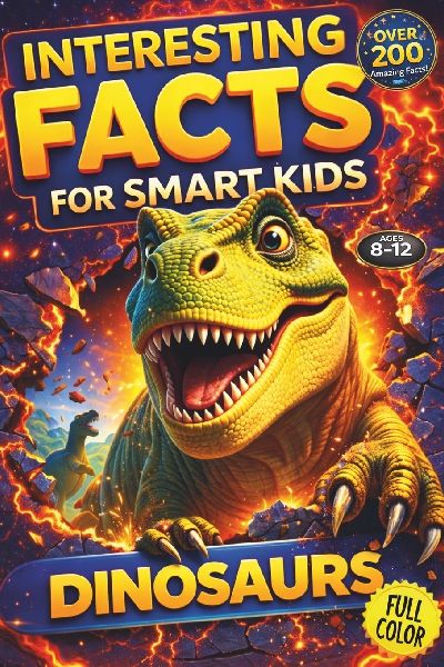 INTERESTING FACTS FOR SMART KIDS: DINOSAURS Illustrated FULL COLOR: An Educational Journey Through the World of Dinosaurs: Spark Their Interest in Science