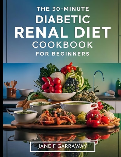 The 30-Minute Diabetic Renal Diet Cookbook For Beginners Flavourful, Nutritious, and Hassle-Free Kidney-Friendly Low-Sugar, Low-Sodium, and Low-Potassium Recipes Meal and Exercise Plans Included