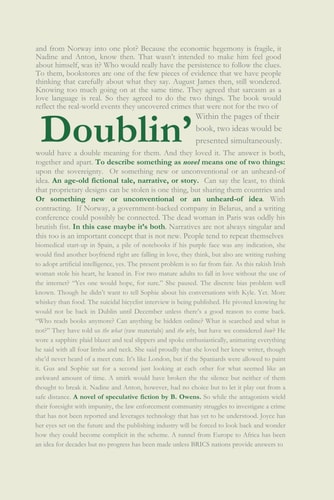 Doublin' A Novel of Contemporary Speculative Fiction
