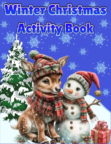 Winter Christmas Activity Book For Kids