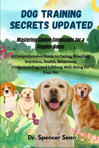 Dog Training Secrets Updated Mastering Canine Commands for a Happier Home: A Comprehensive Guide to Caring, Breeding, Nutrition, Health, Behavioral Understanding, and Lifelong Well-Being for Your Pet