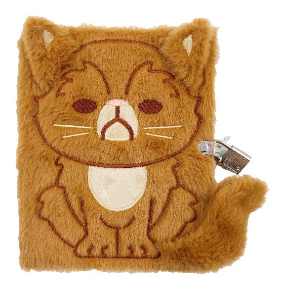 Harry Potter: Crookshanks Plush Lock & Key Diary: Crookshanks