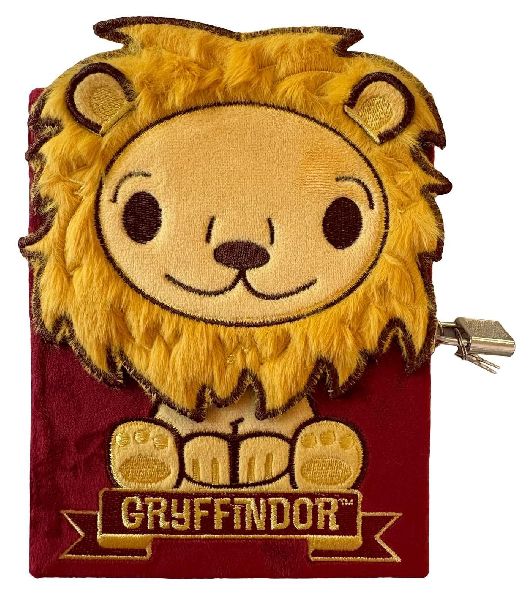 Harry Potter: Gryffindor Plush Lock & Key Diary: Gryffindor