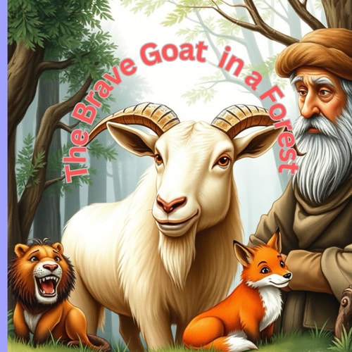 The Brave Goat in a Forest