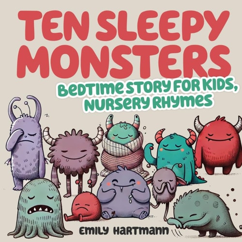 Ten Sleepy Monsters Bedtime Story For Kids, Nursery Rhymes
