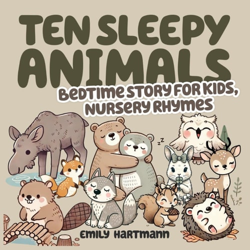 Ten Sleepy Animals Bedtime Story For Kids, Nursery Rhymes