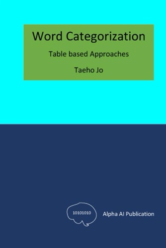Word Categorization Table Based Approaches