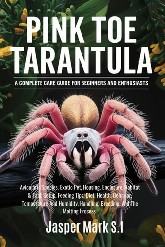 Pink Toe Tarantula A COMPLETE CARE GUIDE FOR BEGINNERS AND ENTHUSIASTS: Avicularia Species, Exotic Pet, Housing, Enclosure, Habitat & Tank Setup, Feeding Tips, Diet, Health, Behavior, Temperature And Humidity, Handling, Breeding, And The Molting Process