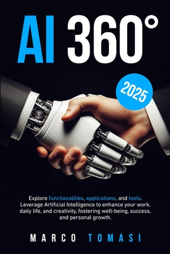 AI 360° Explore Functionalities, Applications, and Tools. Leverage Artificial Intelligence to Enhance Your Work, Daily Life, and Creativity, Fostering Well-being, Success, and Personal Growth.