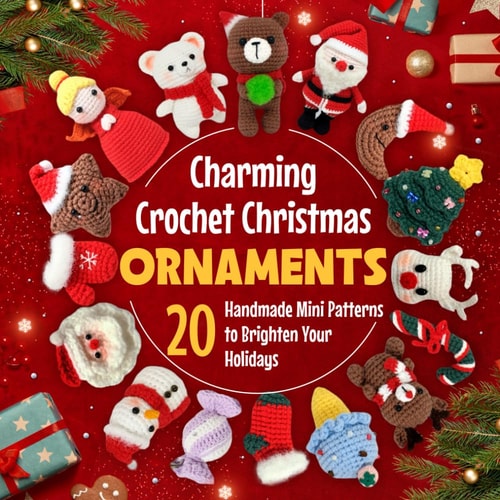 Charming Crochet Christmas Ornaments 20 Handmade Mini Patterns to Brighten Your Holidays