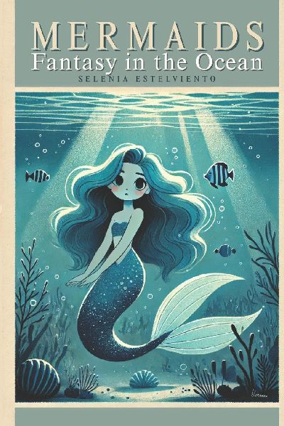Mermaids Fantasy in the Ocean: Kids reading book