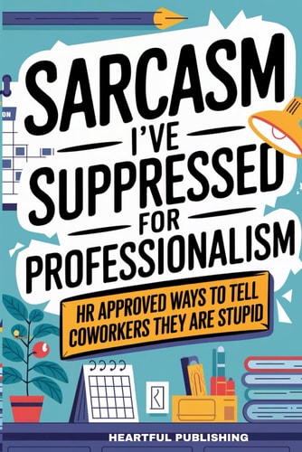 Sarcasm I've Suppressed for Professionalism HR Approved Ways to Tell Coworkers They Are Stupid (Funny Gag Gift for Coworkers)
