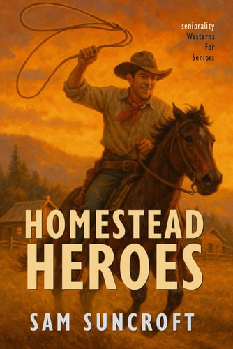 Homestead Heroes Large Print Easy to Read Western for Seniors with Dementia, Alzheimer's Or Memory Issues