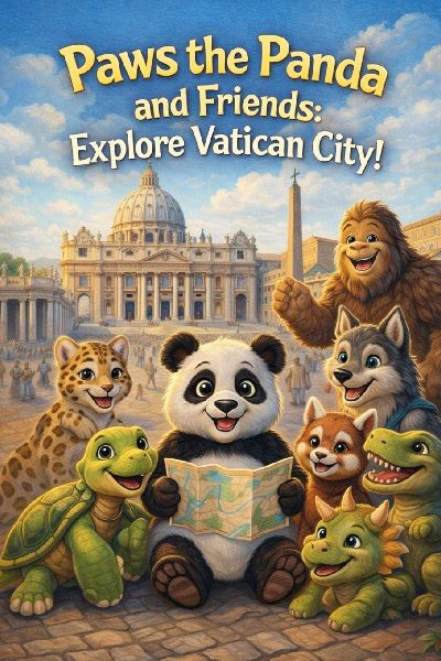 Paws the Panda and Friends Explore Vatican City