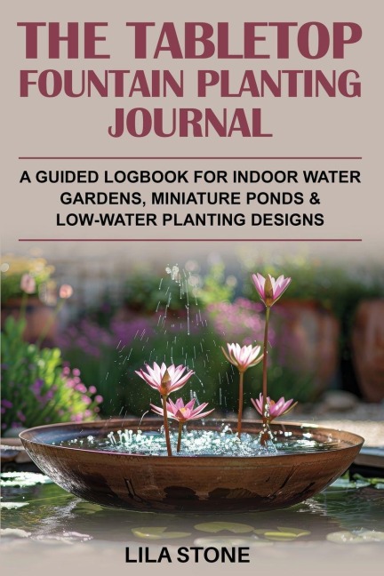 The Tabletop Fountain Planting Journal: A guided logbook for indoor water gardens, miniature ponds & low-water planting designs