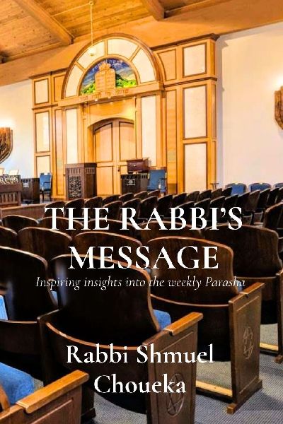 THE RABBIS MESSAGE