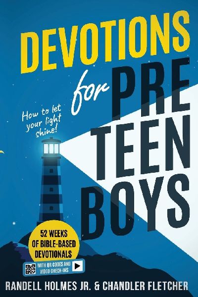 Devotions for Preteen Boys: 52 Weeks of Bible-Based Devotionals with QR Codes & Video Check-Ins