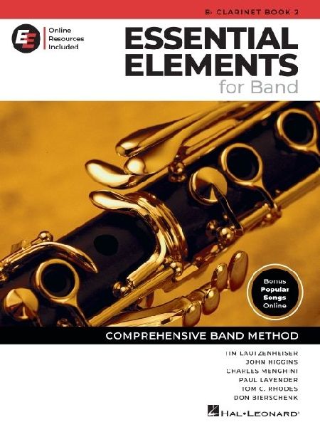 Essential Elements for Band - BB Clarinet Book 2 with Eei Online Resources Clarinet Method Songbook and Sheet Music for School Band Students and Teachers Comprehensive Band Method