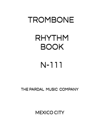 Trombone Rhythm Book N-111 Mexico City
