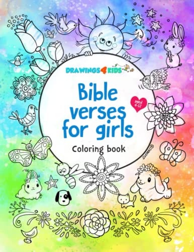 Bible Verses for Girls Coloring Book