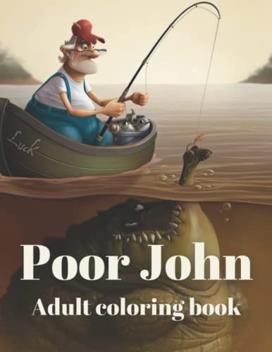 Poor John Adult Coloring Book