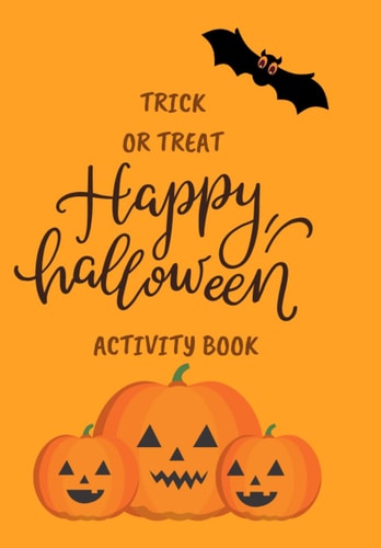 Trick Or Treat Halloween Activity Book